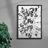 Blast contemporary wall art print by Todd Pham - sold by DROOL