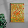 Blazing Hot contemporary wall art print by Kwonny - sold by DROOL