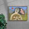 Arresting My Reaction contemporary wall art print by June Gutman - sold by DROOL