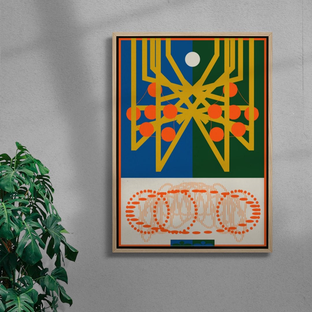 Behavior contemporary wall art print by Tristan Huschke - sold by DROOL
