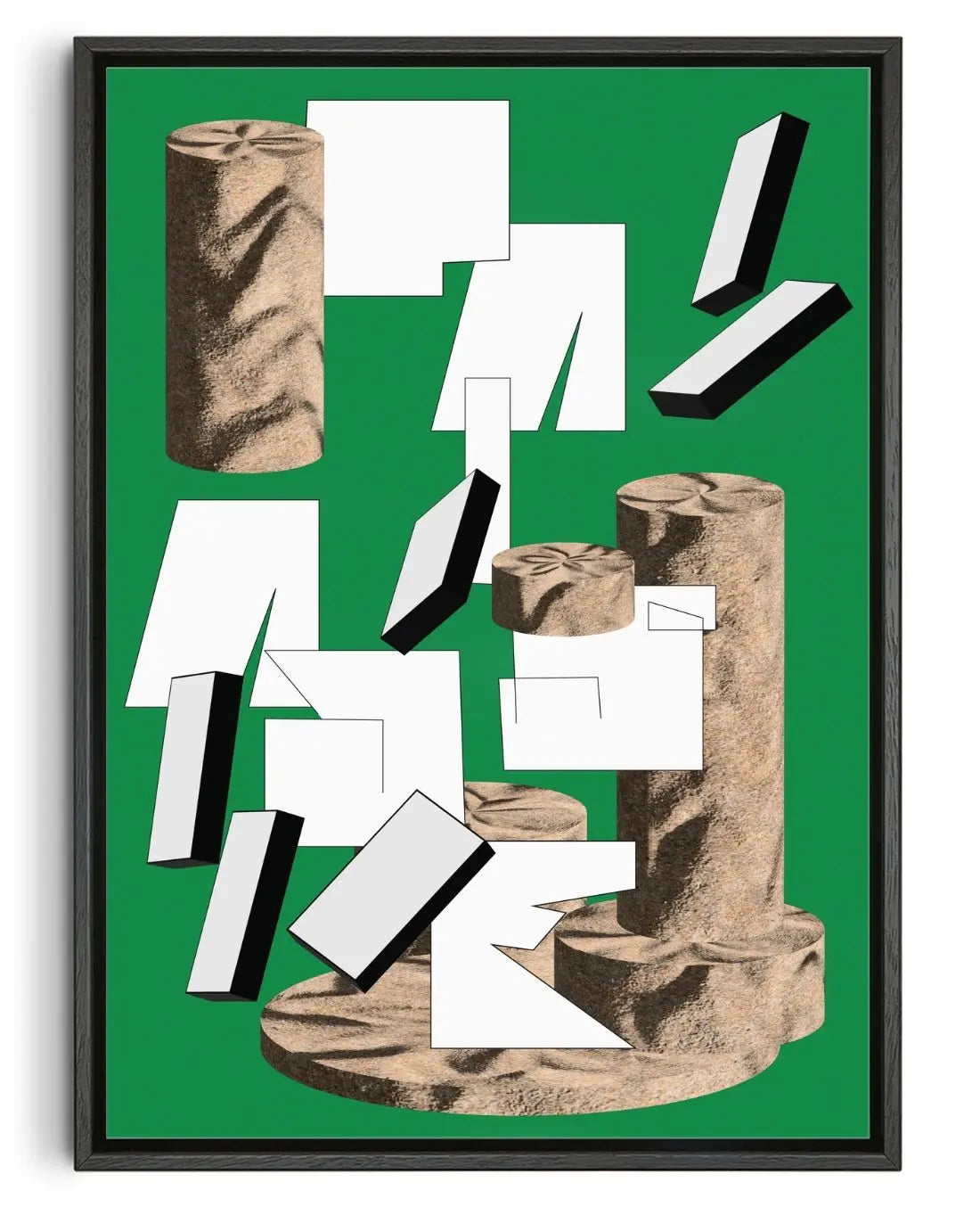 Paisaje contemporary wall art print by Naia Escribano - sold by DROOL