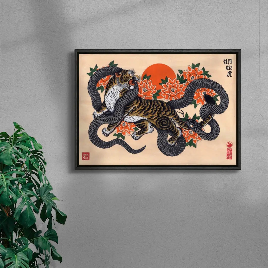 The Tiger, The Serpent & The Peonies