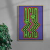 ACID contemporary canvas art print by Ignorance1 - sold by DROOL
