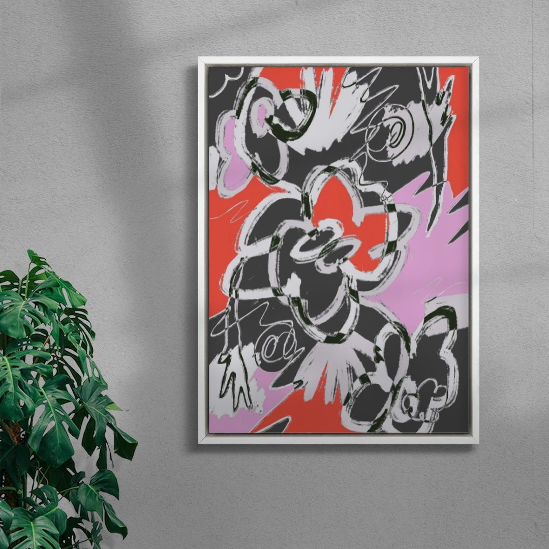Oh My Dais contemporary wall art print by Laurie Campbell - sold by DROOL
