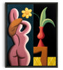 Bild in Galerie-Viewer laden, Nude And A Vase contemporary wall art print by Juan de la Rica - sold by DROOL