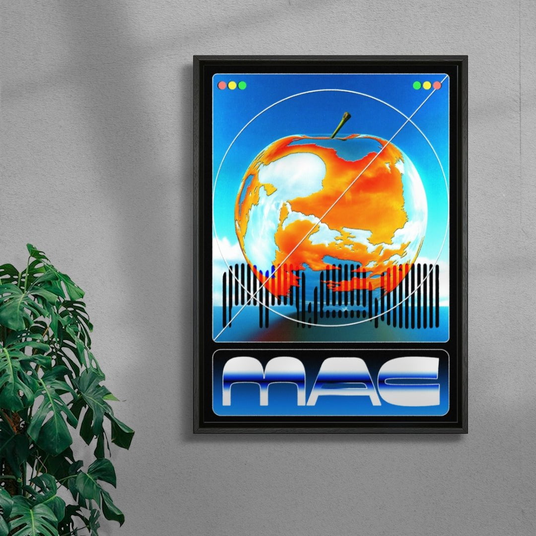 MAC contemporary wall art print by Sheyi Adebayo - sold by DROOL