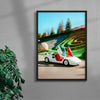 Classic Lamborghini Countach contemporary wall art print by Chazzydawg - sold by DROOL