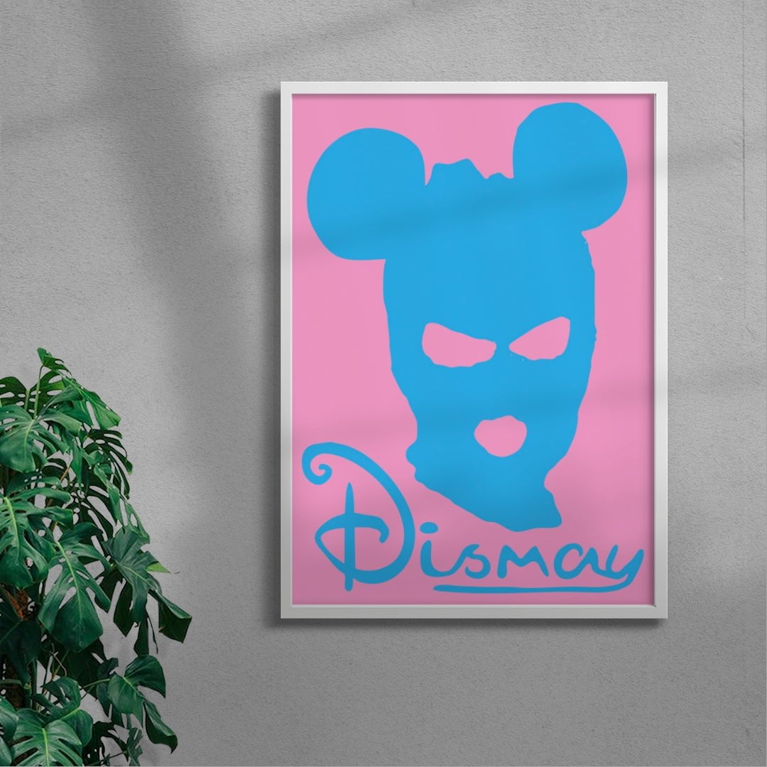 DISMAY contemporary wall art print by Max Blackmore - sold by DROOL