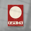 Osaka contemporary wall art print by Ricky Mocky - sold by DROOL