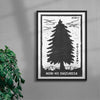 The Silence Of The Forest contemporary wall art print by Todd Pham - sold by DROOL