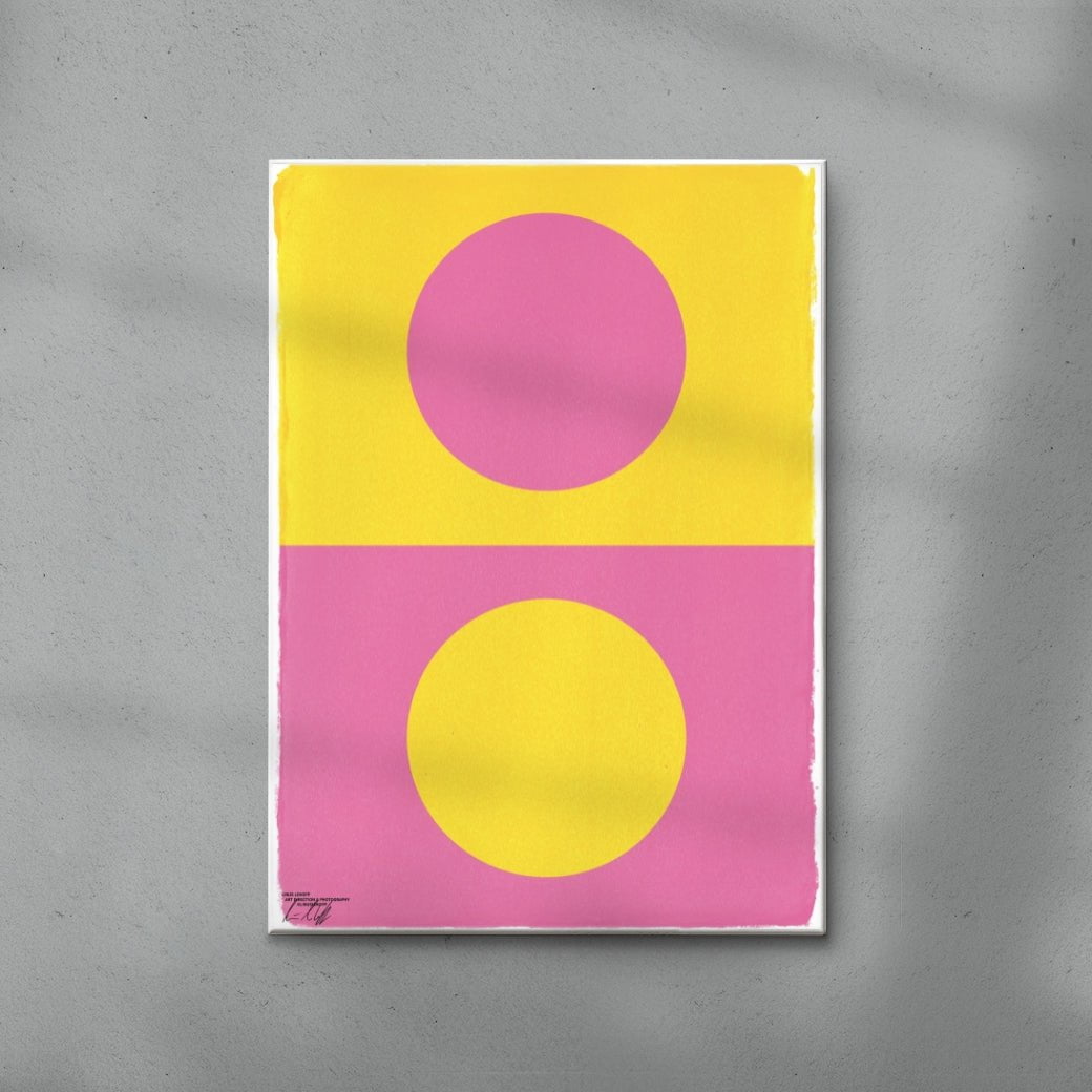 Balance contemporary wall art print by Linus Lohoff - sold by DROOL