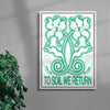 To Soil We Return contemporary wall art print by Alexander Khabbazi - sold by DROOL