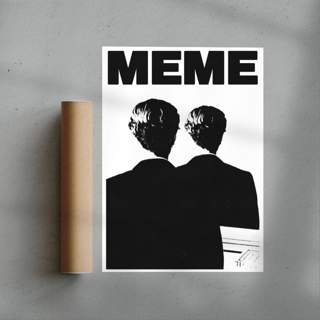 MEME contemporary wall art print by Utsav Verma - sold by DROOL