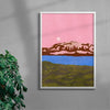Jökulsárlón contemporary wall art print by Lily Kong - sold by DROOL