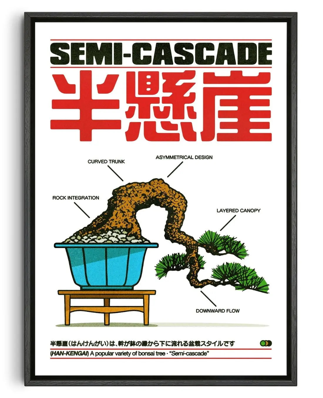 Han-Kengai contemporary wall art print by Othman Zougam - sold by DROOL