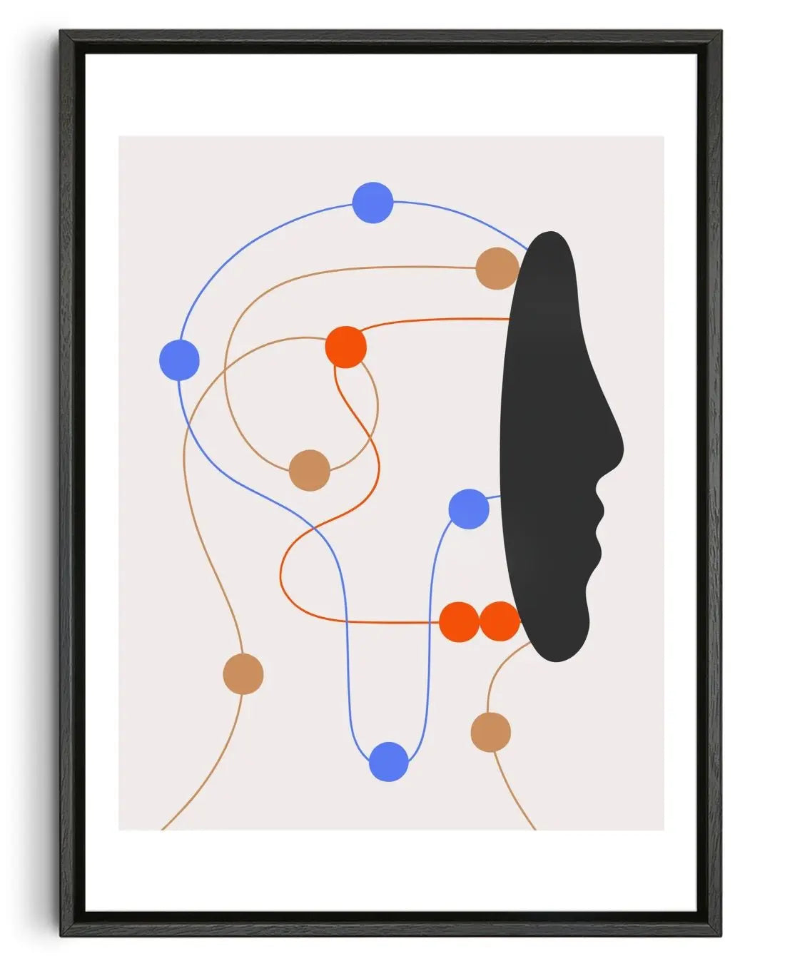 Circuits contemporary wall art print by David Vanadia - sold by DROOL