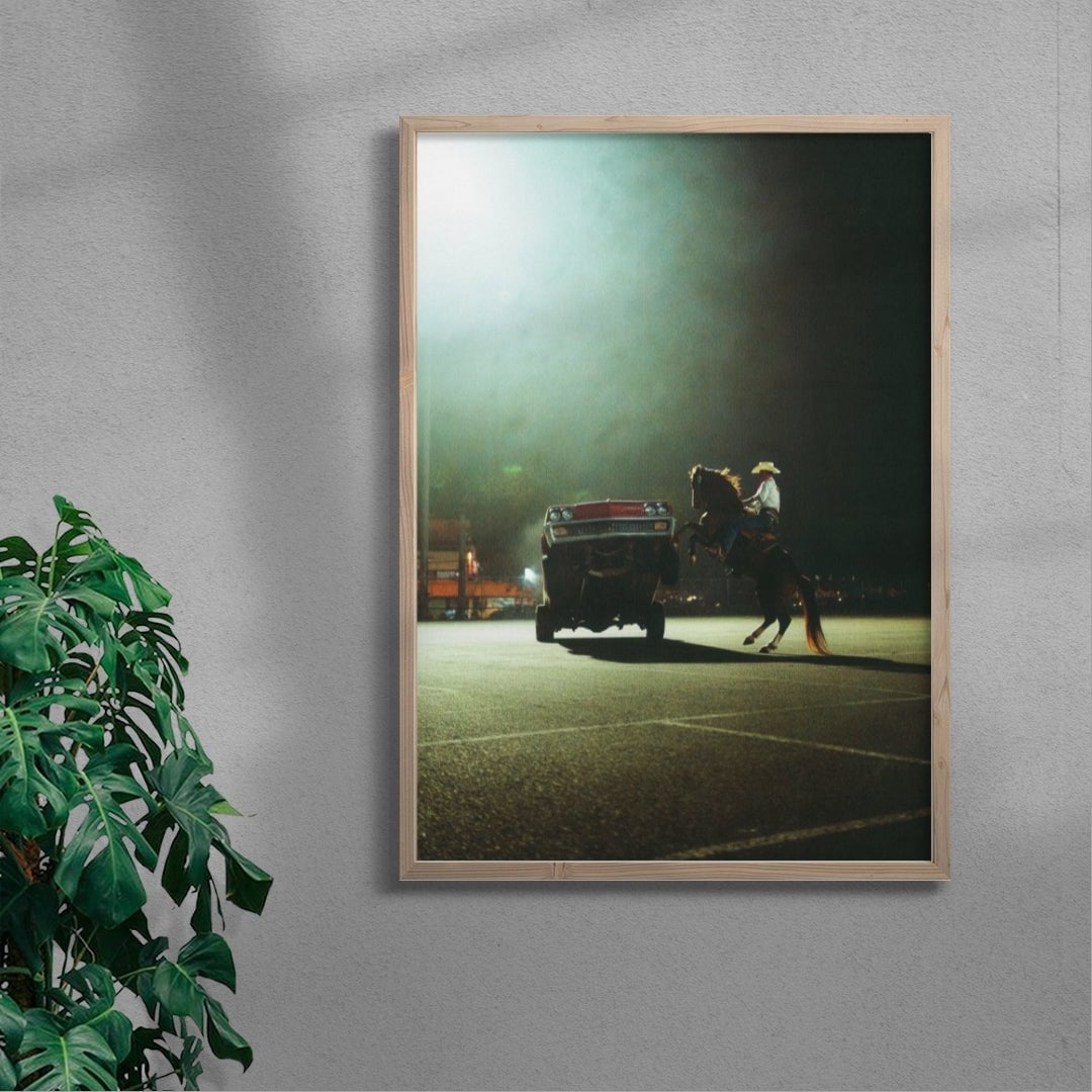 LOWRIDERS contemporary wall art print by Ces XC - sold by DROOL