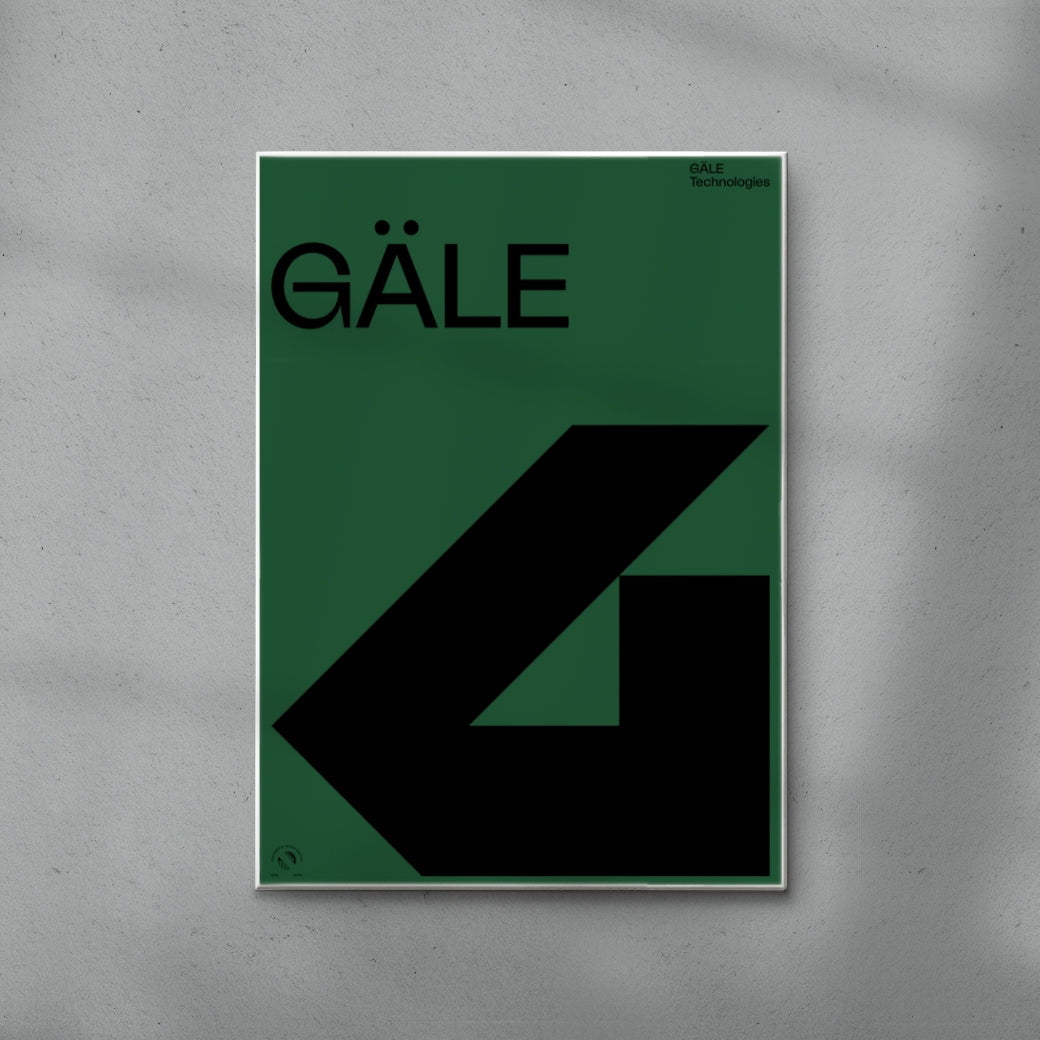 Gäle contemporary wall art print by Duane Dalton - sold by DROOL