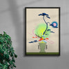 Changing Seasons II contemporary wall art print by Brindha Kumar - sold by DROOL