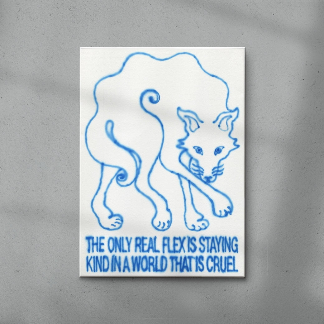 Staying Kind contemporary wall art print by Alexander Khabbazi - sold by DROOL