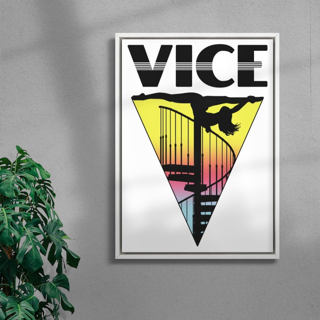 VICE contemporary wall art print by Utsav Verma - sold by DROOL
