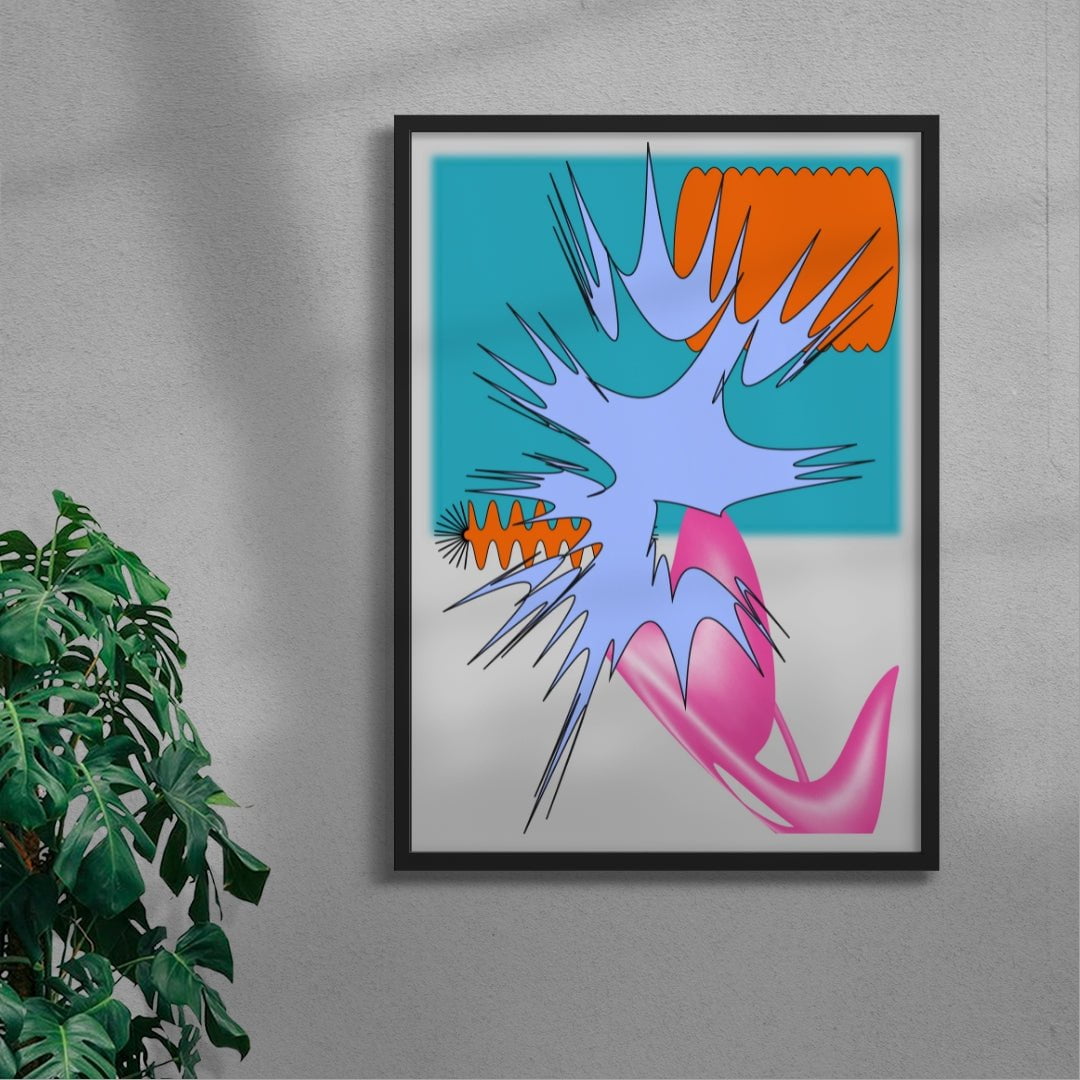 Clap contemporary wall art print by Tristan Huschke - sold by DROOL