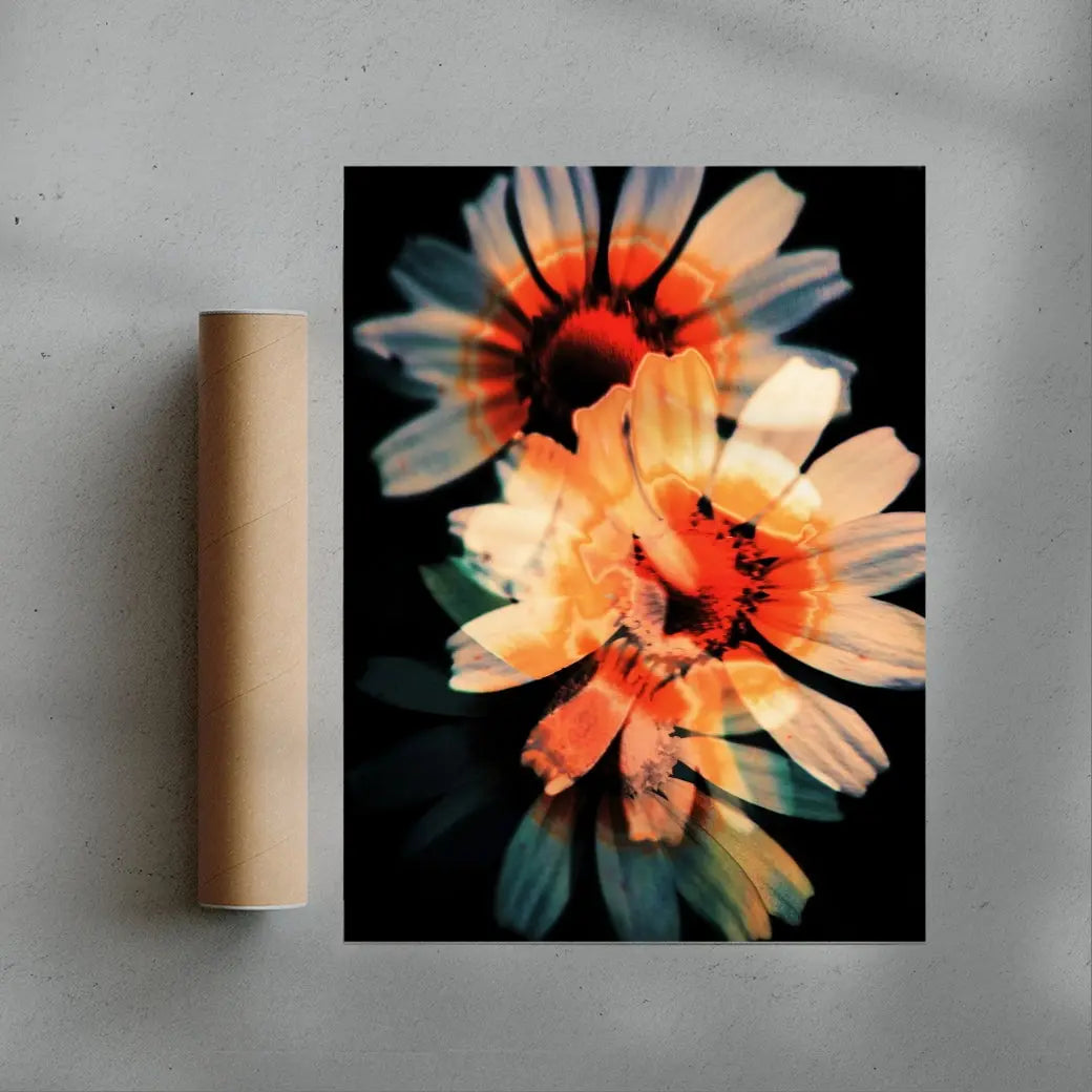 Double Exposure contemporary wall art print by Omar Belattar - sold by DROOL