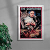 The Godfather contemporary wall art print by Deadly Prey - sold by DROOL