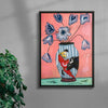 Toro contemporary canvas art print by  - sold by DROOL