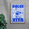Dolce Vita contemporary wall art print by Paolinoshka - sold by DROOL