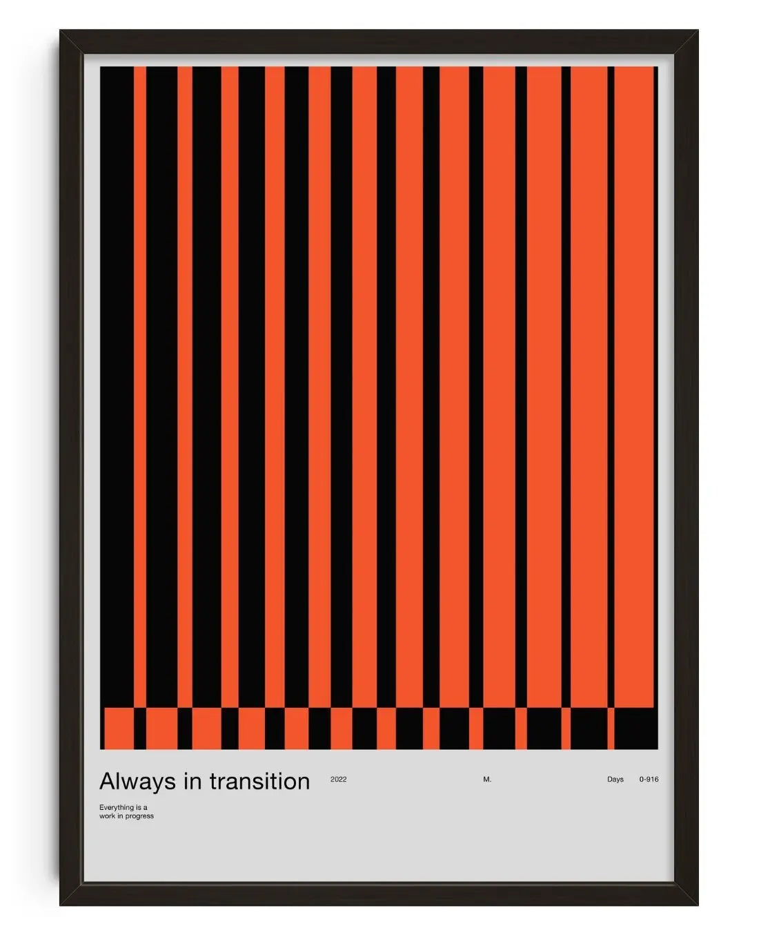 Always in transition contemporary wall art print by Mirza Talovic - sold by DROOL