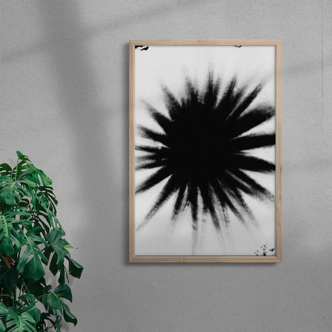 Black Star contemporary wall art print by Omar Belattar - sold by DROOL