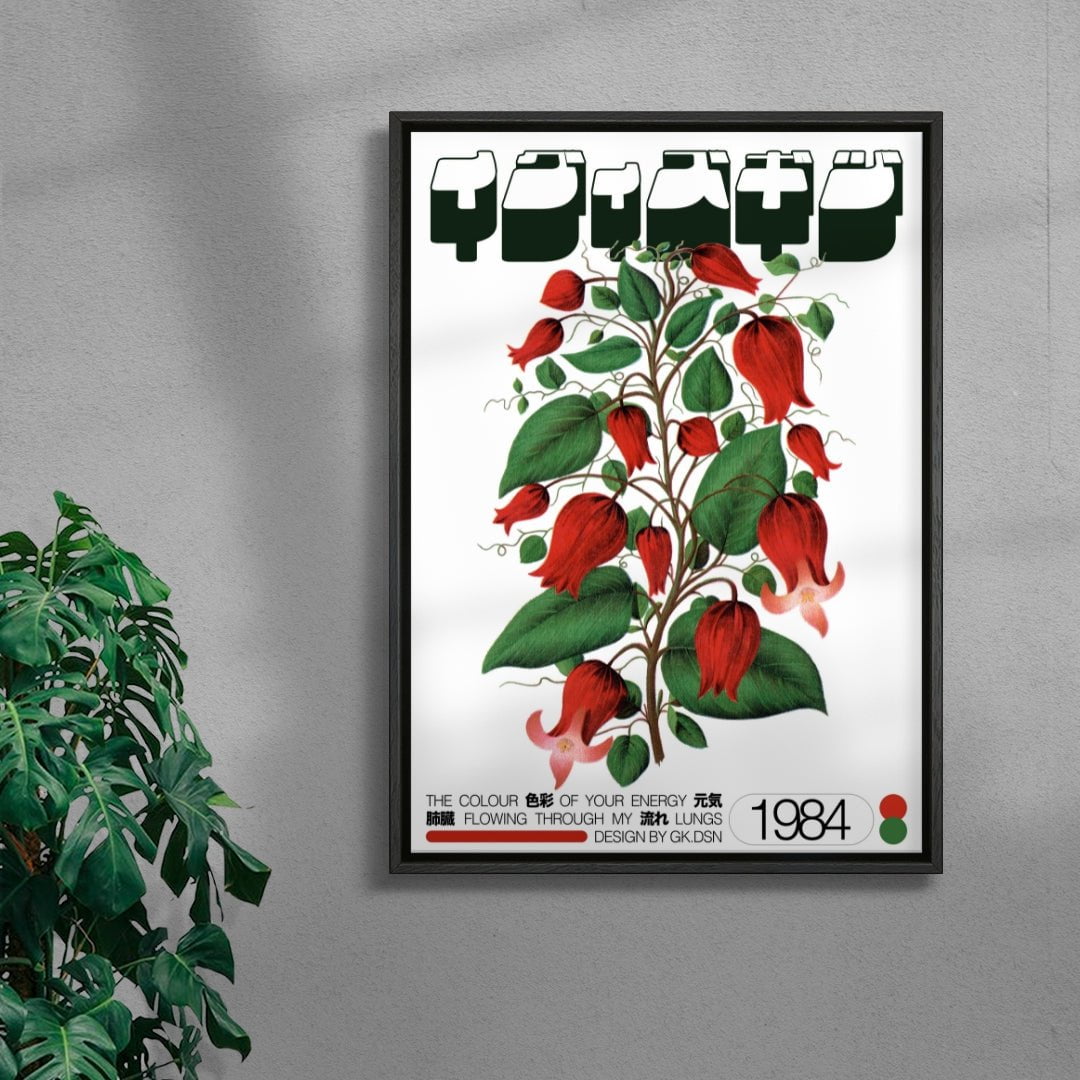 Energy contemporary wall art print by George Kempster - sold by DROOL