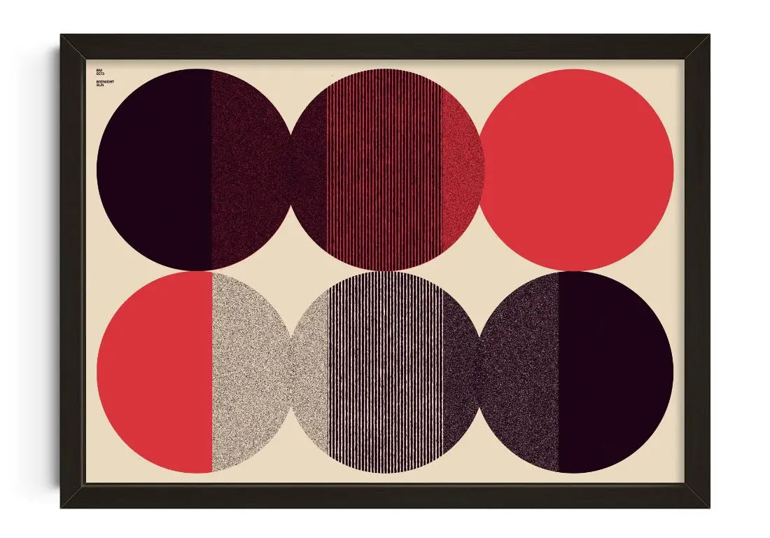 MIDNIGHT SUN contemporary art print by Brad Mead - sold by DROOL