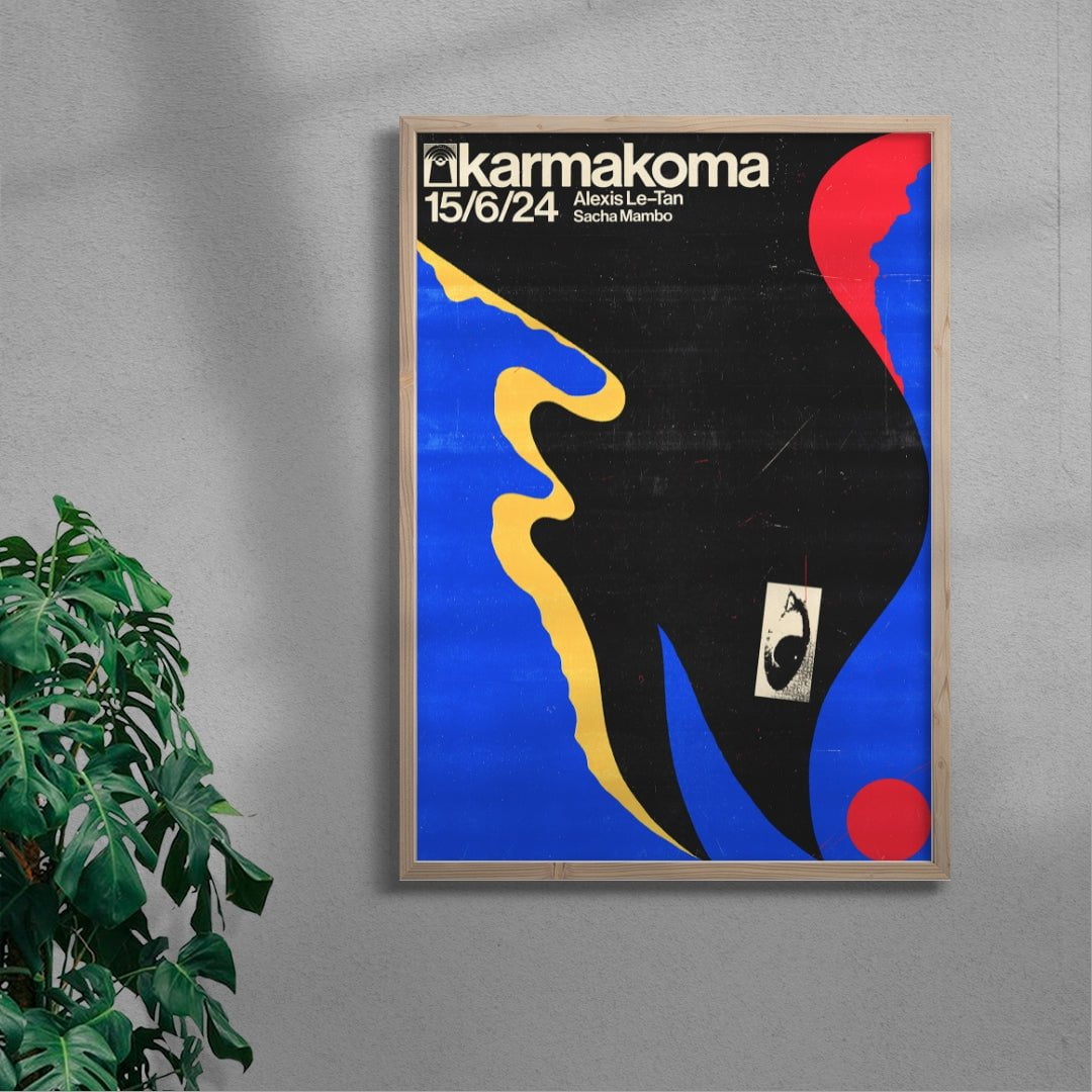 Karmakoma ALT/MAMBO contemporary wall art print by Floating Bstrd - sold by DROOL