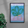 Floral Dreams contemporary wall art print by Studio Trikken - sold by DROOL