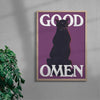 Good Omen contemporary wall art print by Utsav Verma - sold by DROOL