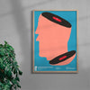 WaxHeads contemporary wall art print by Floating Bstrd - sold by DROOL