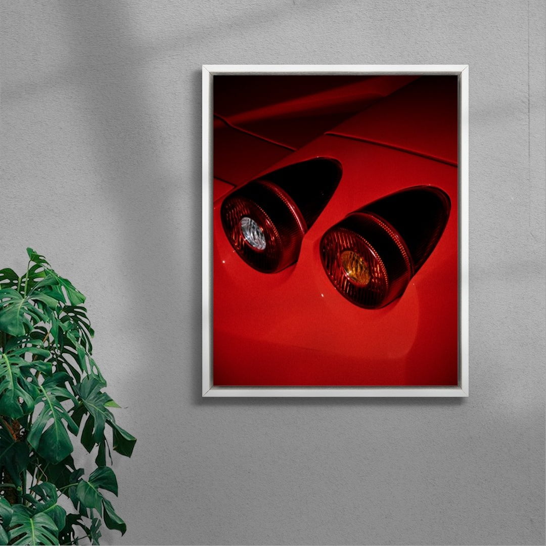 ROSSO contemporary wall art print by Gregory Tauziac - sold by DROOL
