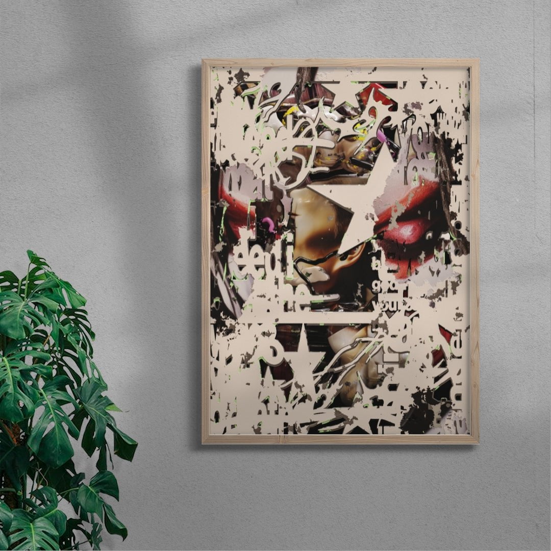 I Breathe What You Breathe contemporary wall art print by Kitasavi - sold by DROOL