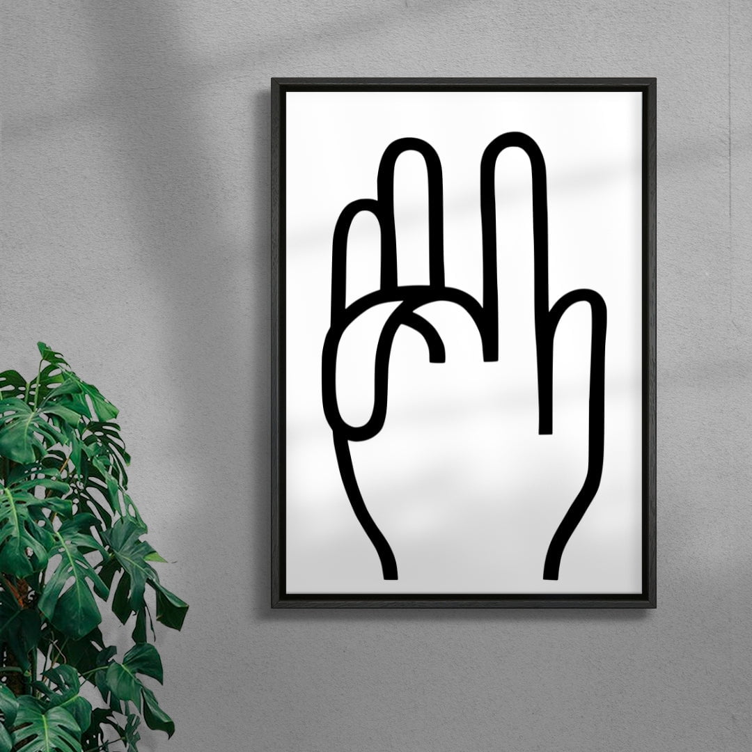 Fall 01 contemporary wall art print by David Vanadia - sold by DROOL