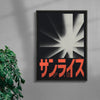 SANRAIZU contemporary wall art print by Xtian Miller - sold by DROOL