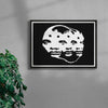 Glitch Girls contemporary wall art print by Pavel Ripley - sold by DROOL