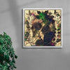 Engraved contemporary wall art print by Misbah Anjum-James - sold by DROOL