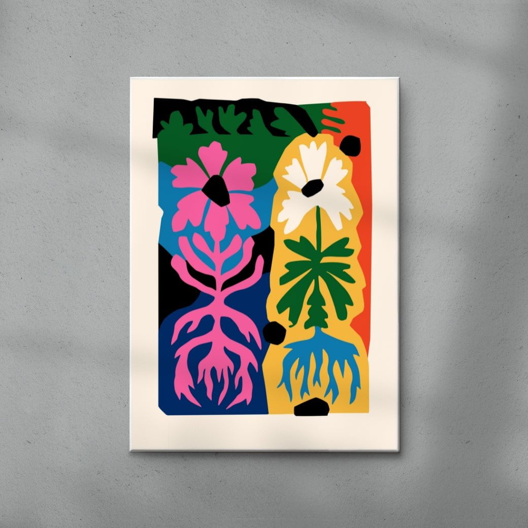 Drinking From the Dark Earth contemporary wall art print by Nick Liefhebber - sold by DROOL