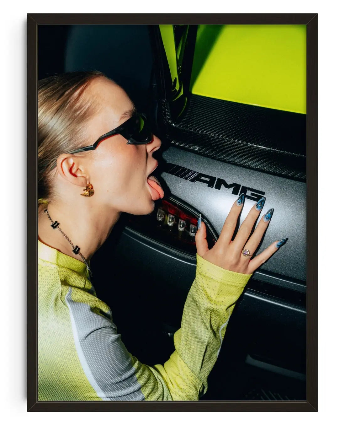 Tasty Mercedes-AMG  contemporary art print by Chris Konrad - sold by DROOL