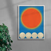 Summer Solstice contemporary wall art print by Dohee Kwon - sold by DROOL