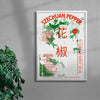 Szechuan Pepper contemporary wall art print by Studio Trikken - sold by DROOL