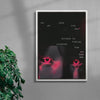 That's Okay contemporary wall art print by Ed Reika - sold by DROOL