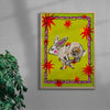 My Lucky Rabbit Foot contemporary wall art print by Kwonny - sold by DROOL